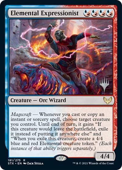Elemental Expressionist (Promo Pack) [Strixhaven: School of Mages Promos] | Pegasus Games WI