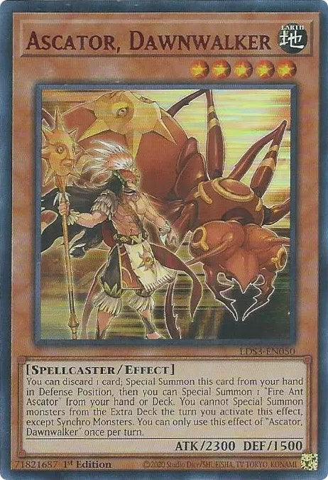 Ascator, Dawnwalker (Red) [LDS3-EN050] Ultra Rare | Pegasus Games WI