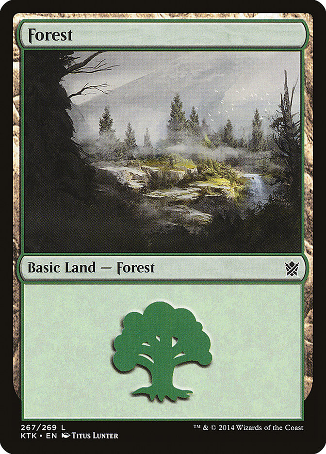 Forest (267) [Khans of Tarkir] | Pegasus Games WI