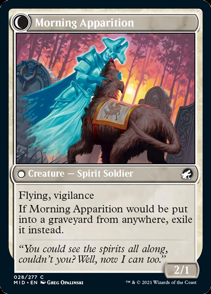 Mourning Patrol // Morning Apparition [Innistrad: Midnight Hunt] | Pegasus Games WI