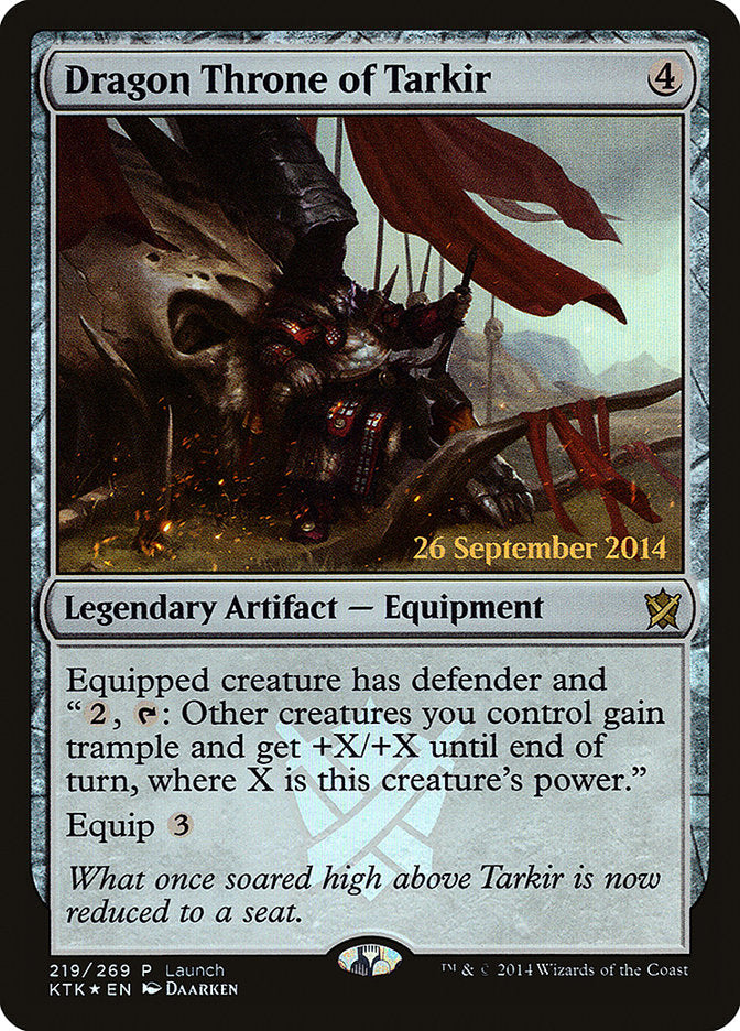 Dragon Throne of Tarkir (Launch) [Khans of Tarkir Prerelease Promos] | Pegasus Games WI