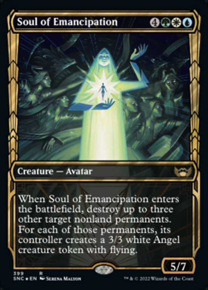 Soul of Emancipation (Showcase Golden Age Gilded Foil) [Streets of New Capenna] | Pegasus Games WI