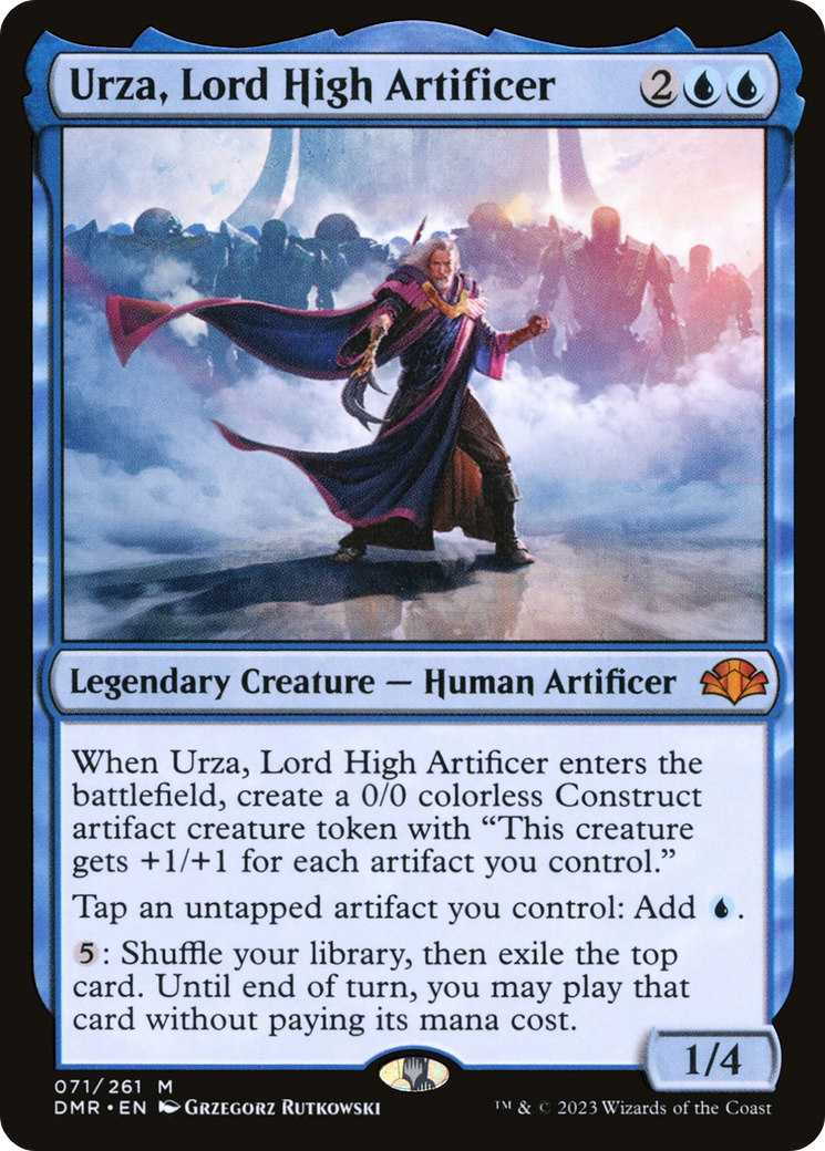 Urza, Lord High Artificer [Dominaria Remastered] | Pegasus Games WI