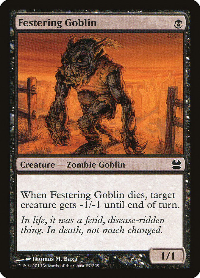 Festering Goblin [Modern Masters] | Pegasus Games WI