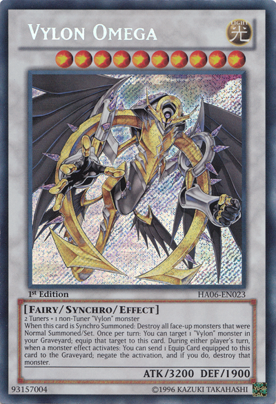 Vylon Omega [HA06-EN023] Secret Rare | Pegasus Games WI