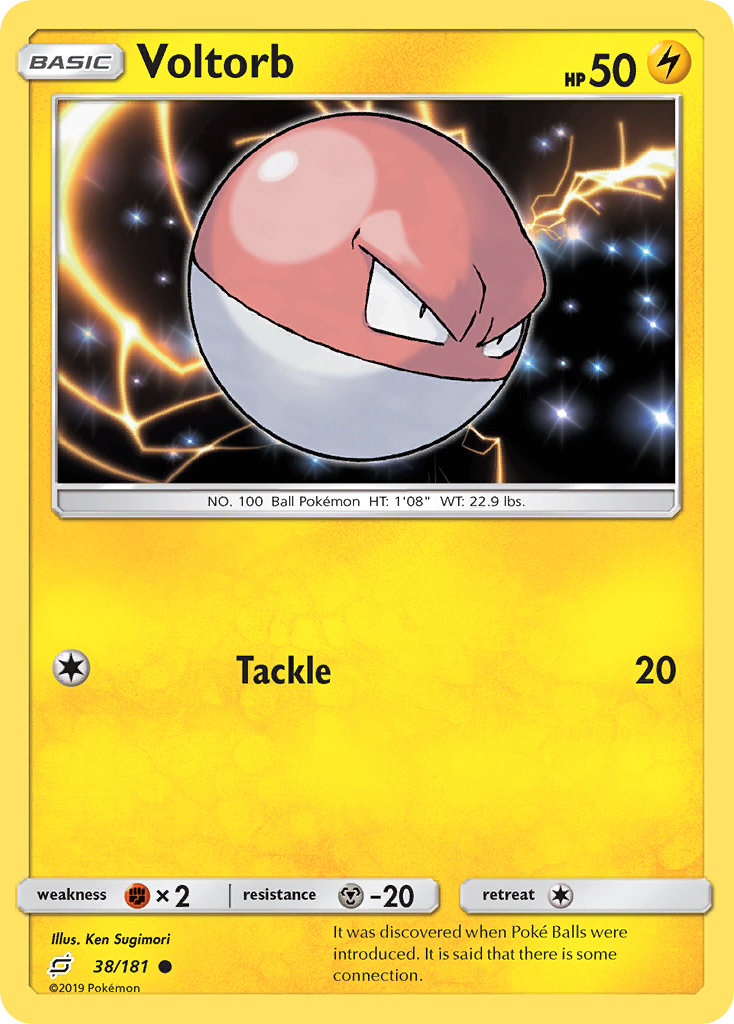 Voltorb (38/181) [Sun & Moon: Team Up] | Pegasus Games WI