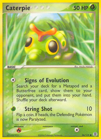 Caterpie (56/112) [EX: FireRed & LeafGreen] | Pegasus Games WI