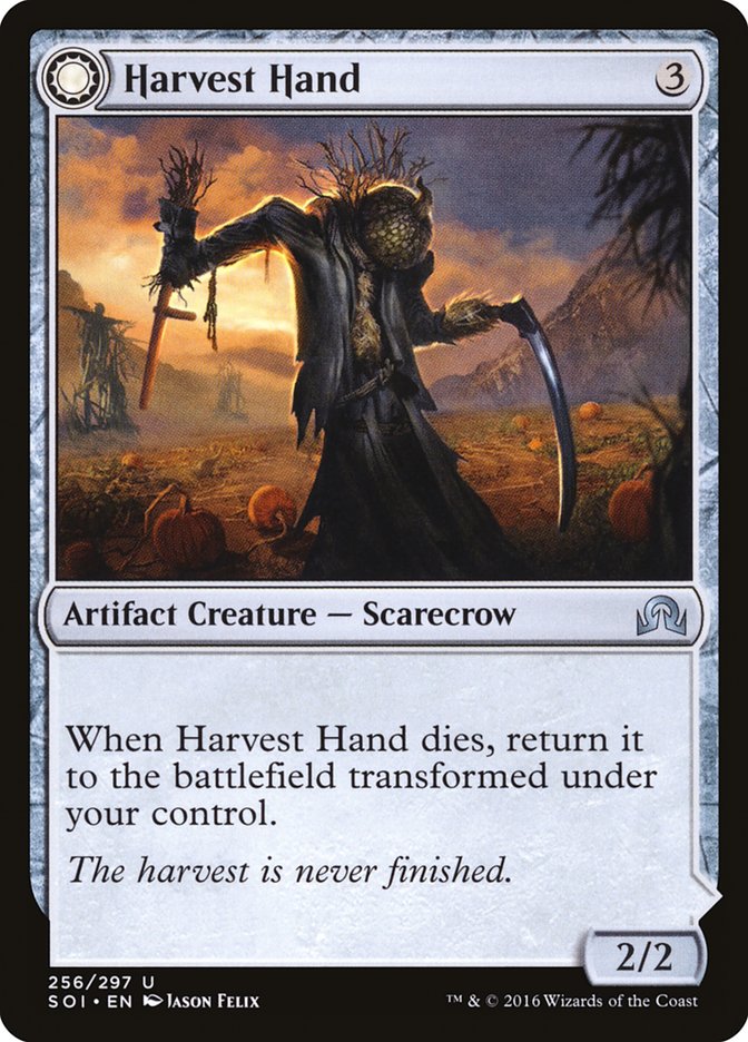 Harvest Hand // Scrounged Scythe [Shadows over Innistrad] | Pegasus Games WI
