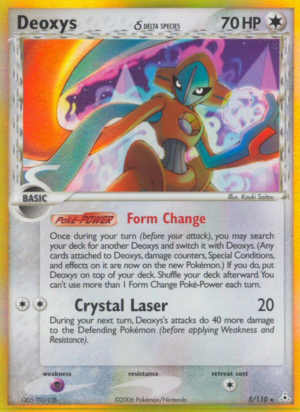 Deoxys (5/110) (Delta Species) [EX: Holon Phantoms] | Pegasus Games WI