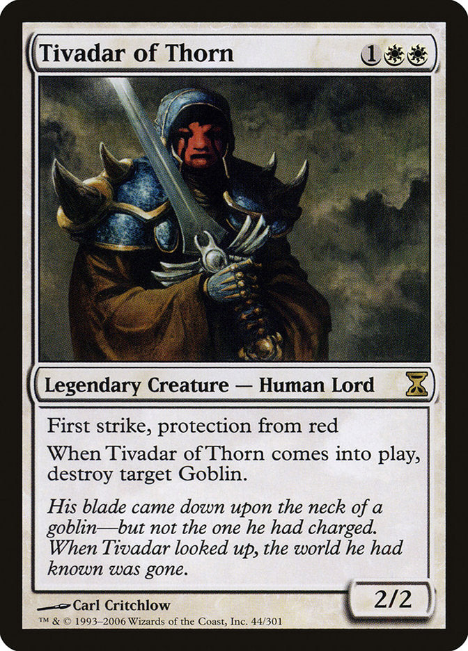 Tivadar of Thorn [Time Spiral] | Pegasus Games WI