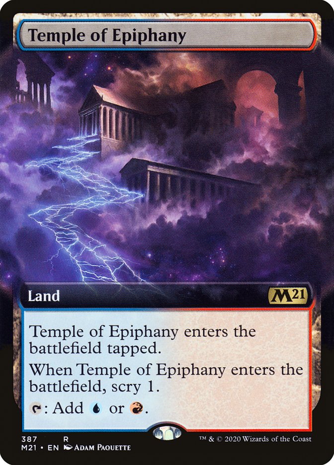 Temple of Epiphany (Extended Art) [Core Set 2021] | Pegasus Games WI