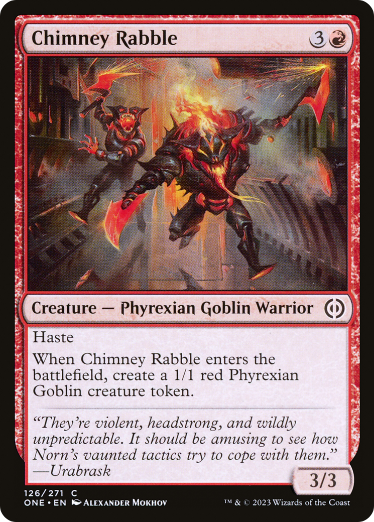 Chimney Rabble [Phyrexia: All Will Be One] | Pegasus Games WI