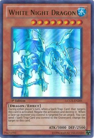 White Night Dragon [LCGX-EN205] Ultra Rare | Pegasus Games WI
