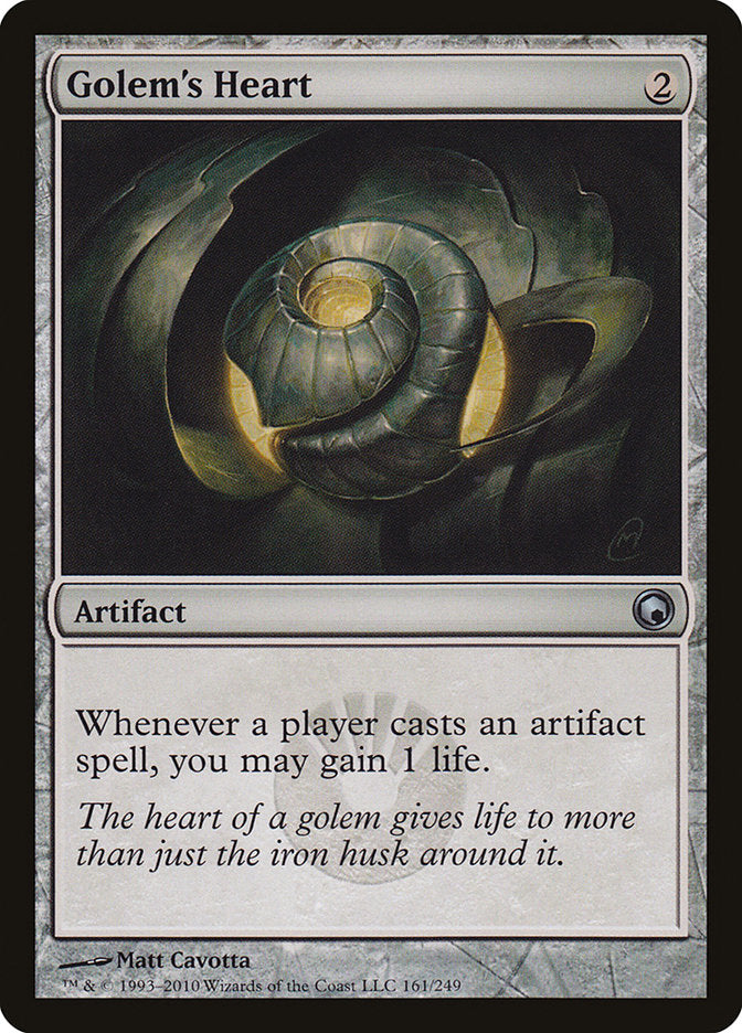 Golem's Heart [Scars of Mirrodin] | Pegasus Games WI