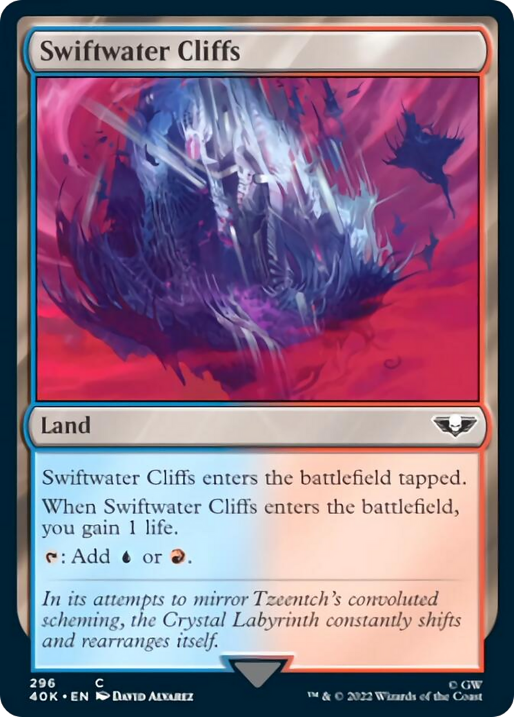 Swiftwater Cliffs (Surge Foil) [Warhammer 40,000] | Pegasus Games WI