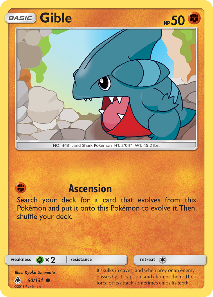 Gible (60/131) [Sun & Moon: Forbidden Light] | Pegasus Games WI