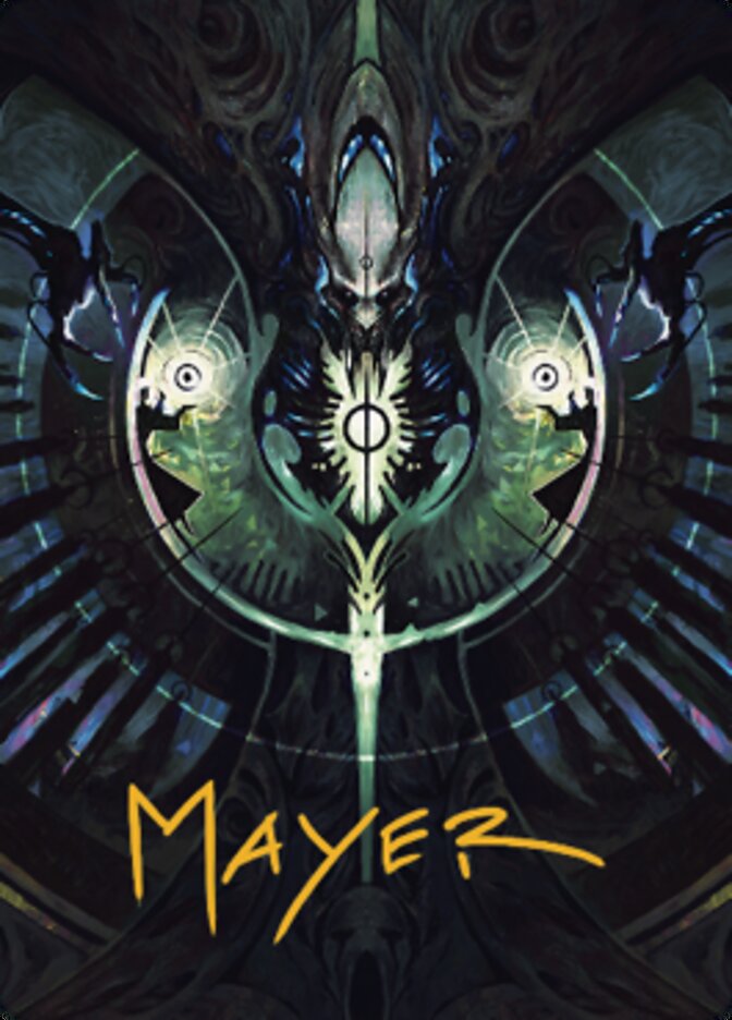 Gix's Command Art Card (Gold-Stamped Signature) [The Brothers' War Art Series] | Pegasus Games WI