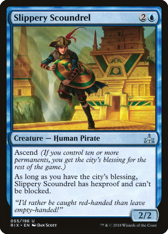 Slippery Scoundrel [Rivals of Ixalan] | Pegasus Games WI