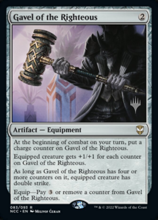 Gavel of the Righteous (Promo Pack) [Streets of New Capenna Commander Promos] | Pegasus Games WI