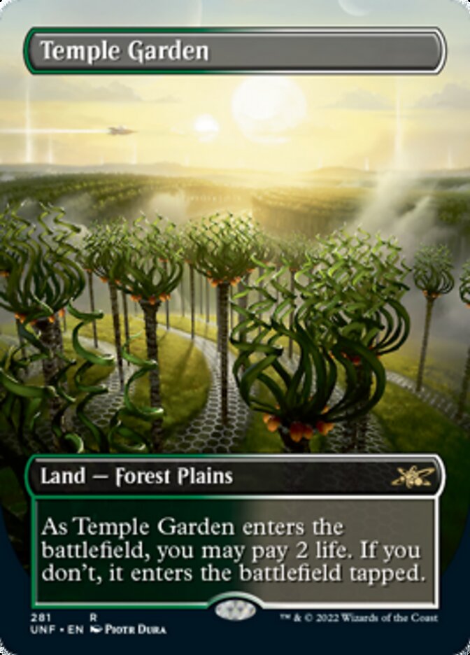 Temple Garden (Borderless) [Unfinity] | Pegasus Games WI
