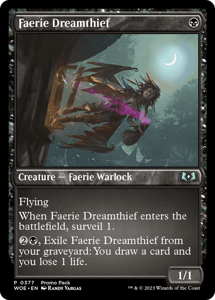 Faerie Dreamthief (Promo Pack) [Wilds of Eldraine Promos] | Pegasus Games WI