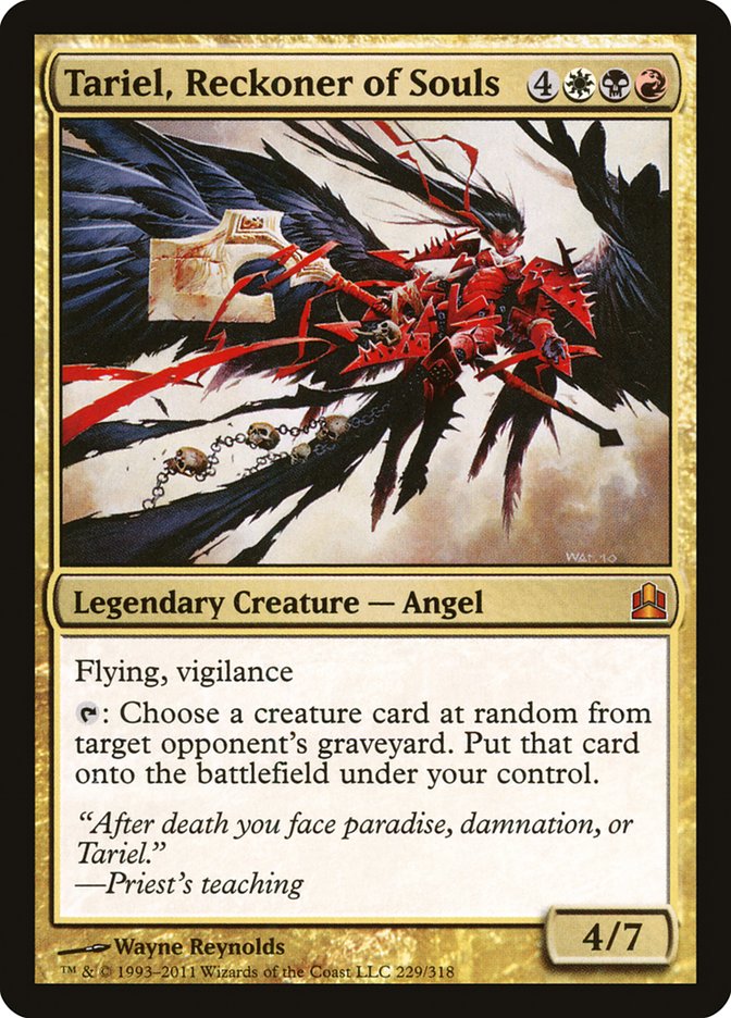 Tariel, Reckoner of Souls [Commander 2011] | Pegasus Games WI