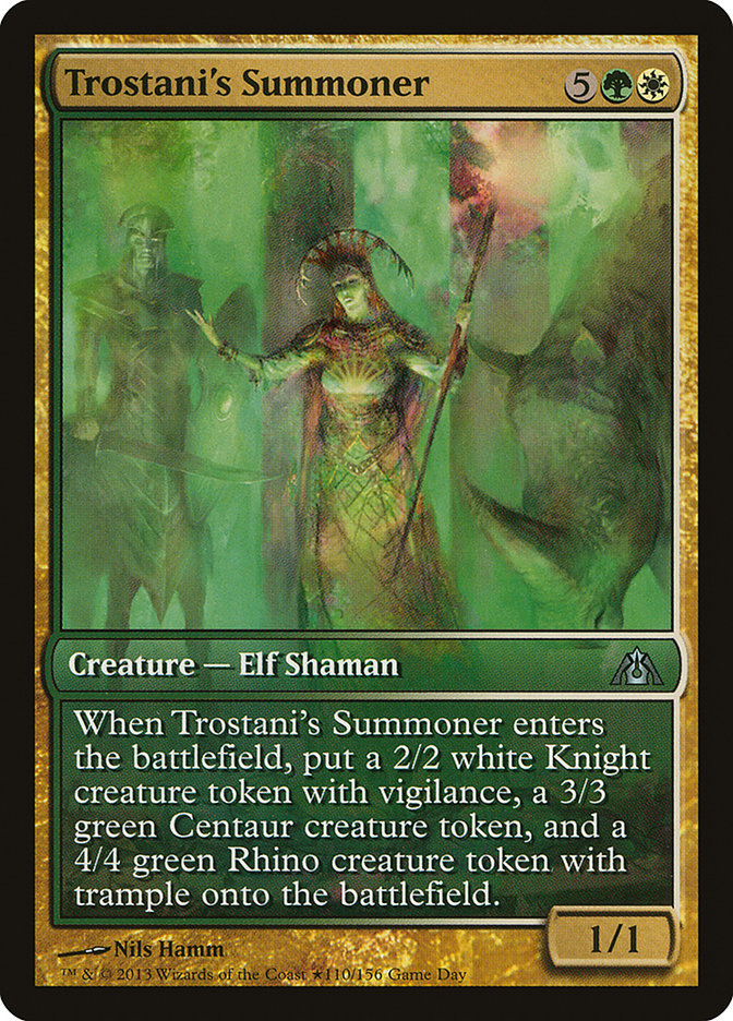 Trostani's Summoner (Game Day) [Dragon's Maze Promos] | Pegasus Games WI