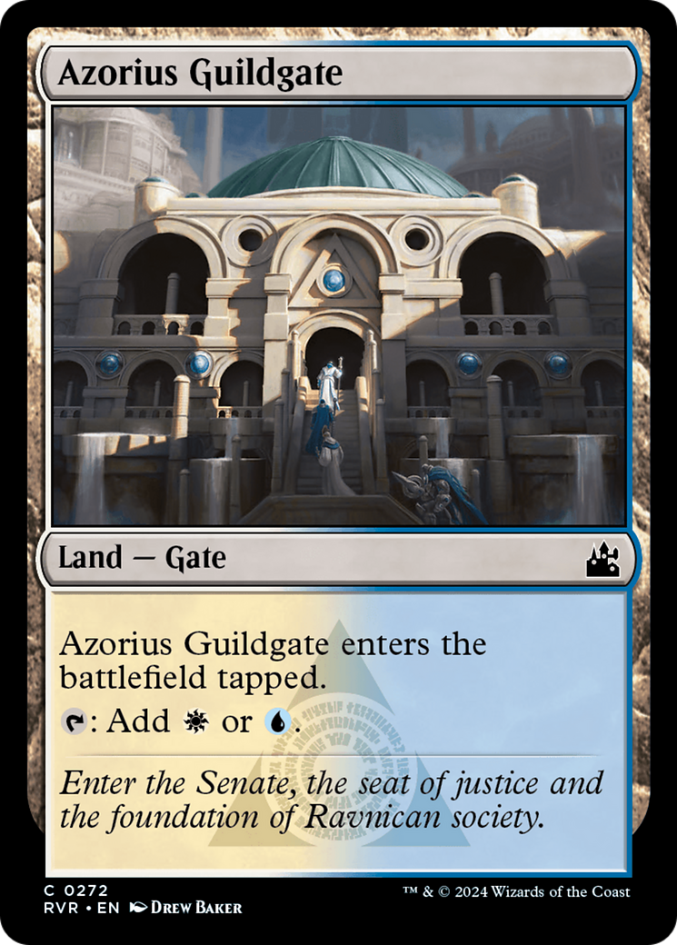 Azorius Guildgate [Ravnica Remastered] | Pegasus Games WI