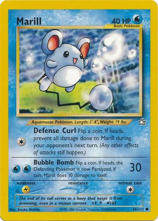 Marill (66/111) [Neo Genesis Unlimited] | Pegasus Games WI
