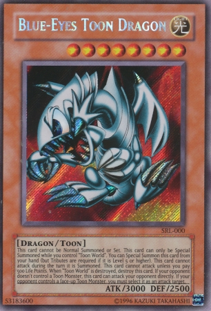 Blue-Eyes Toon Dragon [SRL-000] Secret Rare | Pegasus Games WI