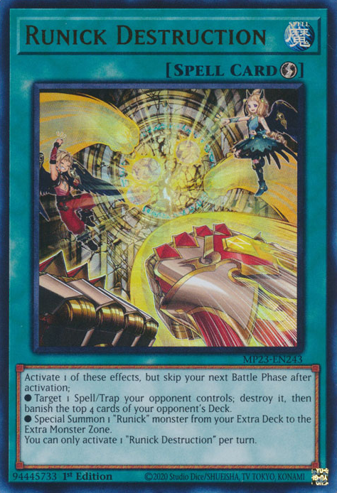 Runick Destruction [MP23-EN243] Ultra Rare | Pegasus Games WI