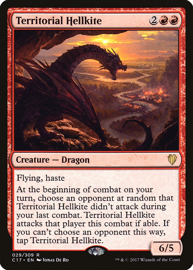 Territorial Hellkite [Commander 2017] | Pegasus Games WI