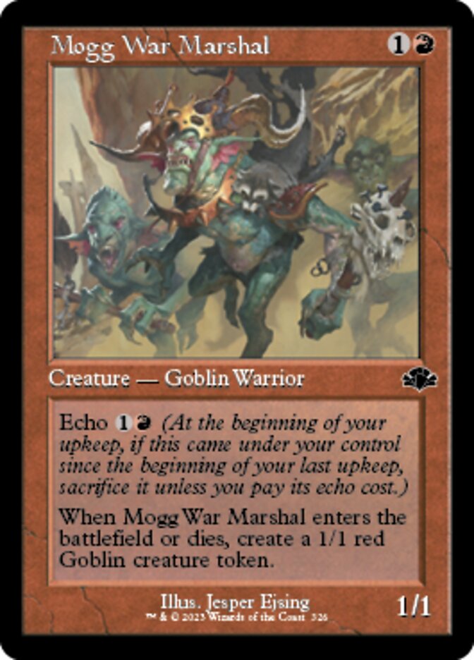 Mogg War Marshal (Retro) [Dominaria Remastered] | Pegasus Games WI