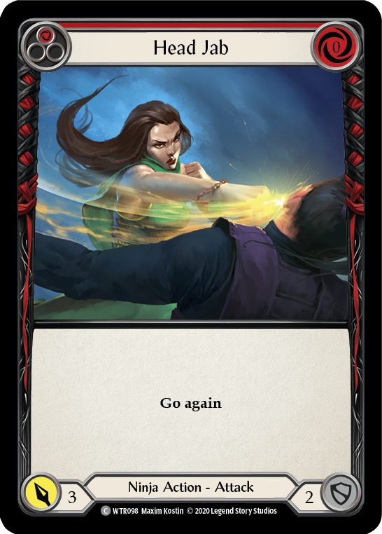 Head Jab (Red) [U-WTR098] (Welcome to Rathe Unlimited)  Unlimited Rainbow Foil | Pegasus Games WI