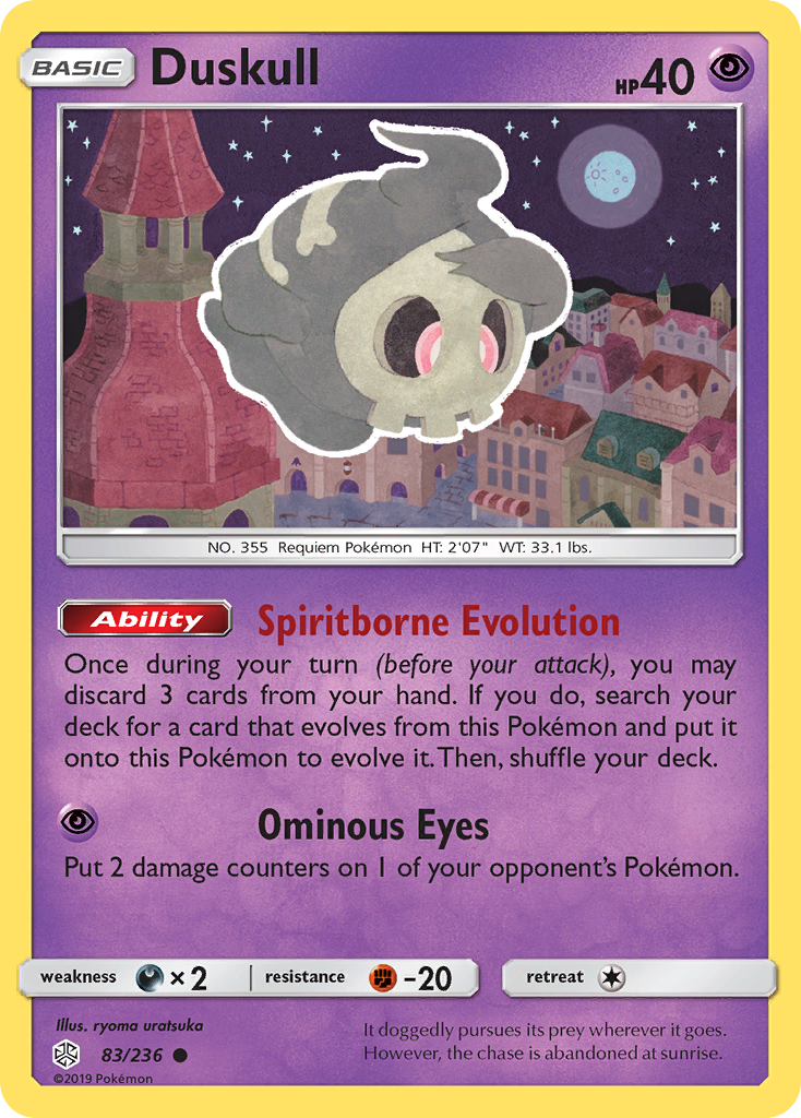 Duskull (83/236) [Sun & Moon: Cosmic Eclipse] | Pegasus Games WI