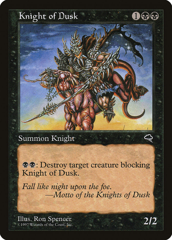 Knight of Dusk [Tempest] | Pegasus Games WI