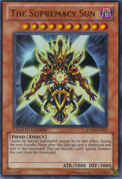 The Supremacy Sun [JUMP-EN057] Ultra Rare | Pegasus Games WI