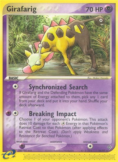 Girafarig (16/97) [EX: Dragon] | Pegasus Games WI