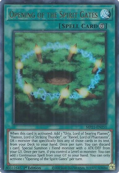 Opening of the Spirit Gates [MP21-EN251] Ultra Rare | Pegasus Games WI