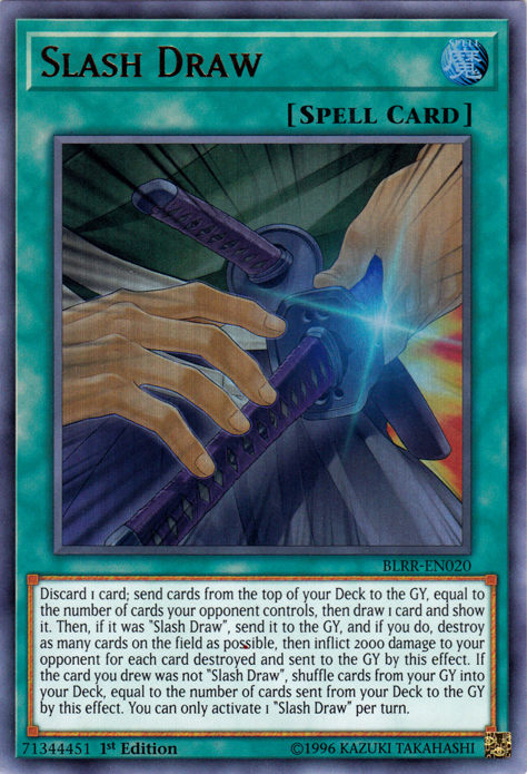 Slash Draw [BLRR-EN020] Ultra Rare | Pegasus Games WI