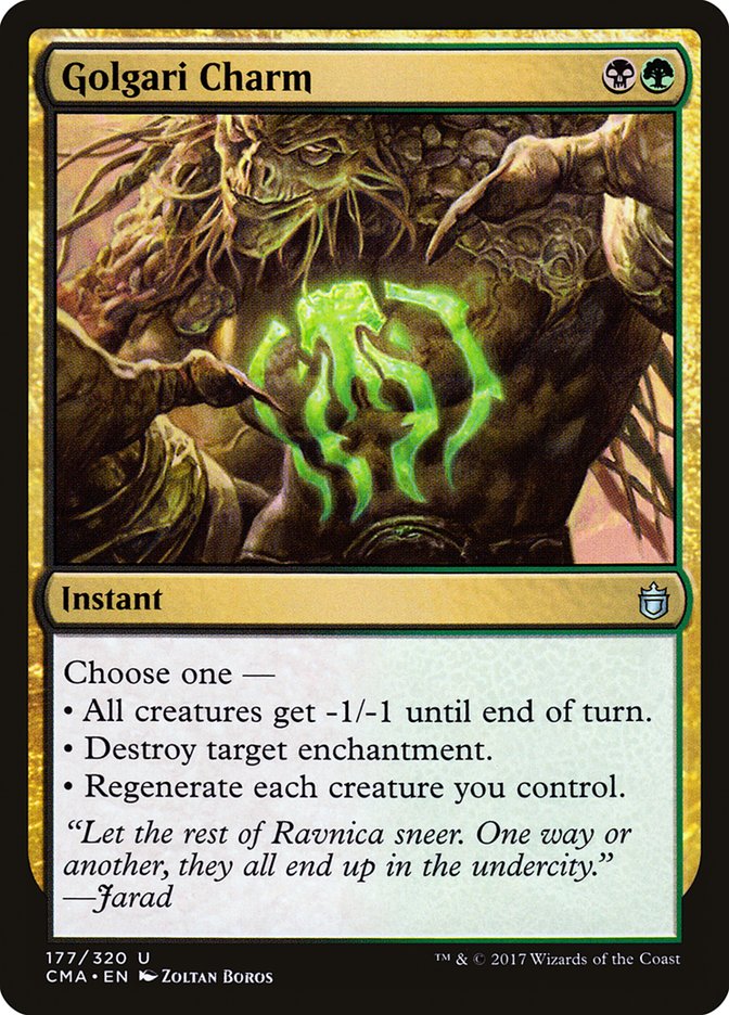 Golgari Charm [Commander Anthology] | Pegasus Games WI