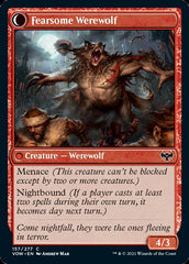 Fearful Villager // Fearsome Werewolf [Innistrad: Crimson Vow] | Pegasus Games WI