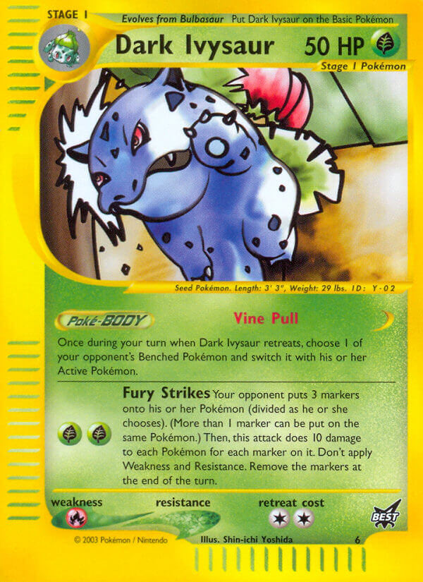 Dark Ivysaur (6) [Best of Promos] | Pegasus Games WI