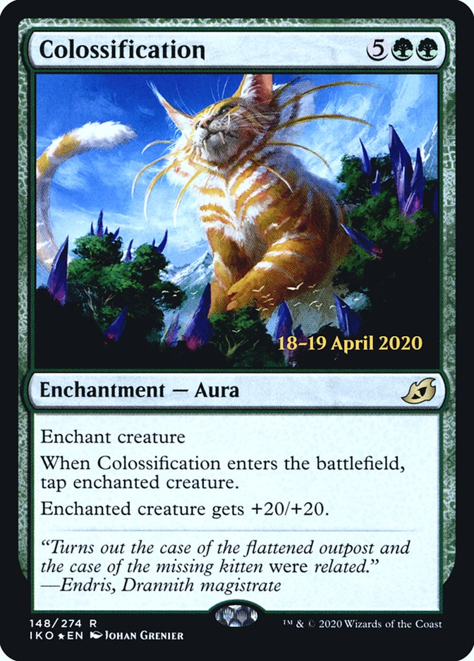 Colossification [Ikoria: Lair of Behemoths Prerelease Promos] | Pegasus Games WI