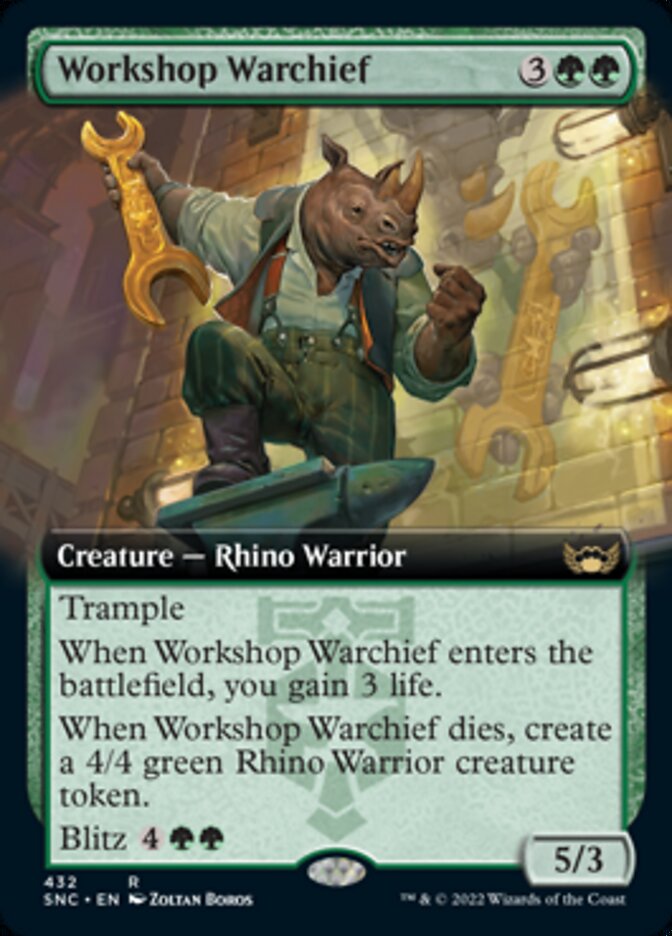 Workshop Warchief (Extended Art) [Streets of New Capenna] | Pegasus Games WI