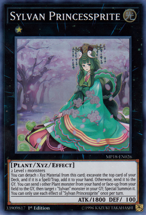Sylvan Princessprite [MP18-EN026] Super Rare | Pegasus Games WI