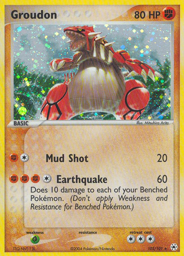 Groudon (102/101) [EX: Hidden Legends] | Pegasus Games WI