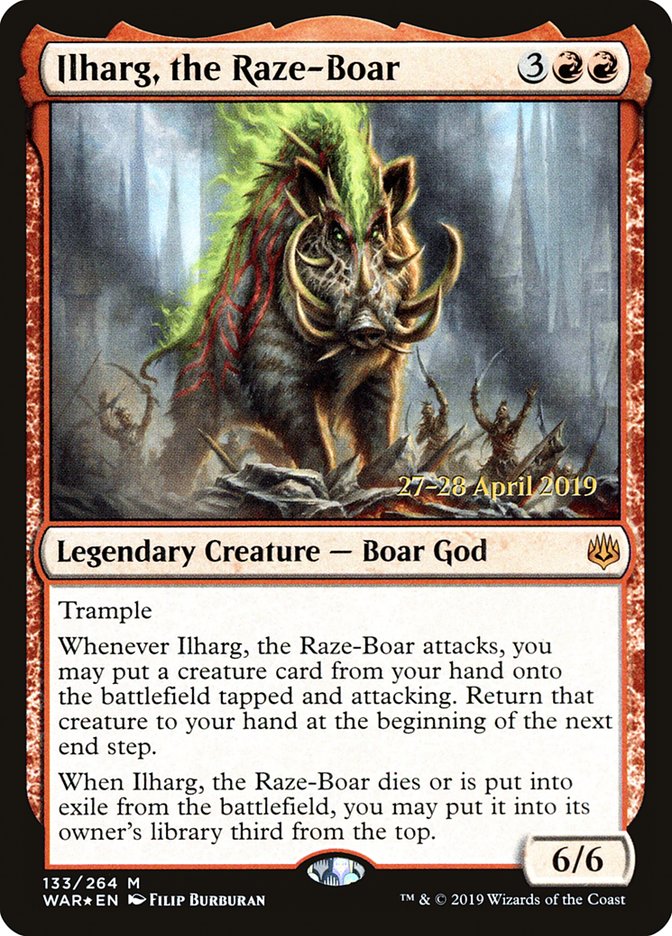 Ilharg, the Raze-Boar [War of the Spark Prerelease Promos] | Pegasus Games WI