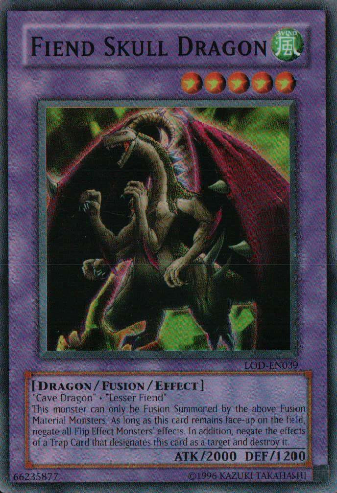 Fiend Skull Dragon [LOD-EN039] Super Rare | Pegasus Games WI