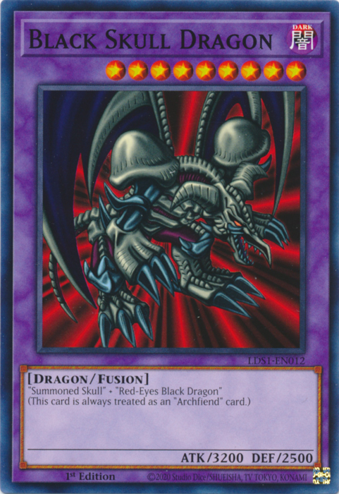 Black Skull Dragon [LDS1-EN012] Common | Pegasus Games WI